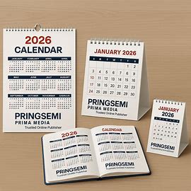 cetak buku, kalender dan brosur